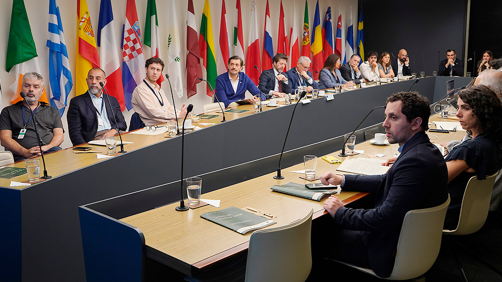 El Índice del Inversor Verde fue presentado en la sede de la Unión Europea en Argentina. Foto: gentileza investigador.
