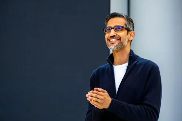 CEO de Alphabet, Sundar Pichai,