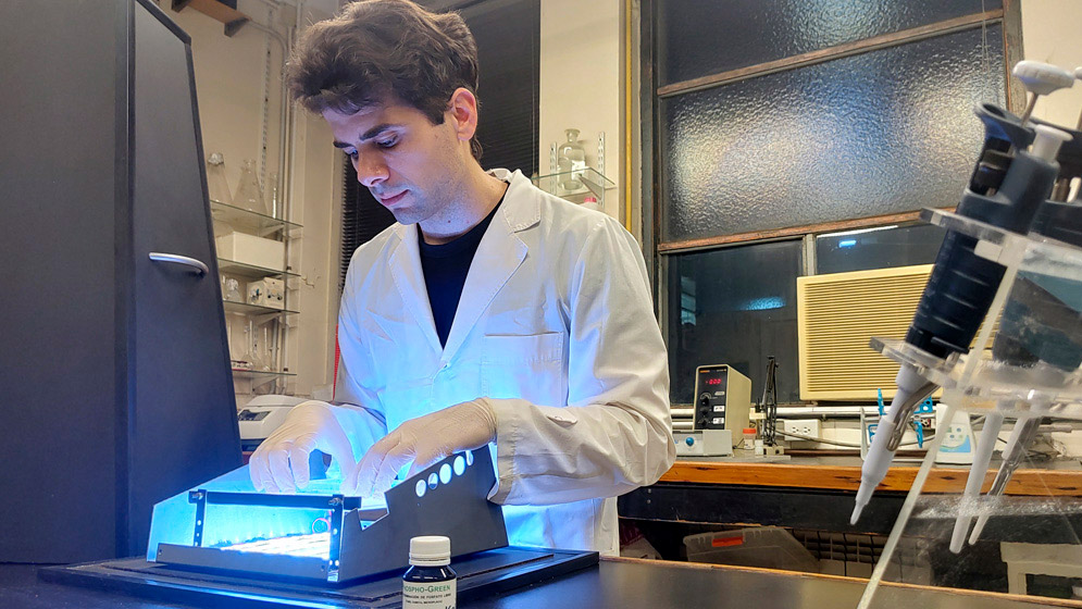 Álvaro Recoulat Angelini, primer autor del trabajo que describe el desarrollo.