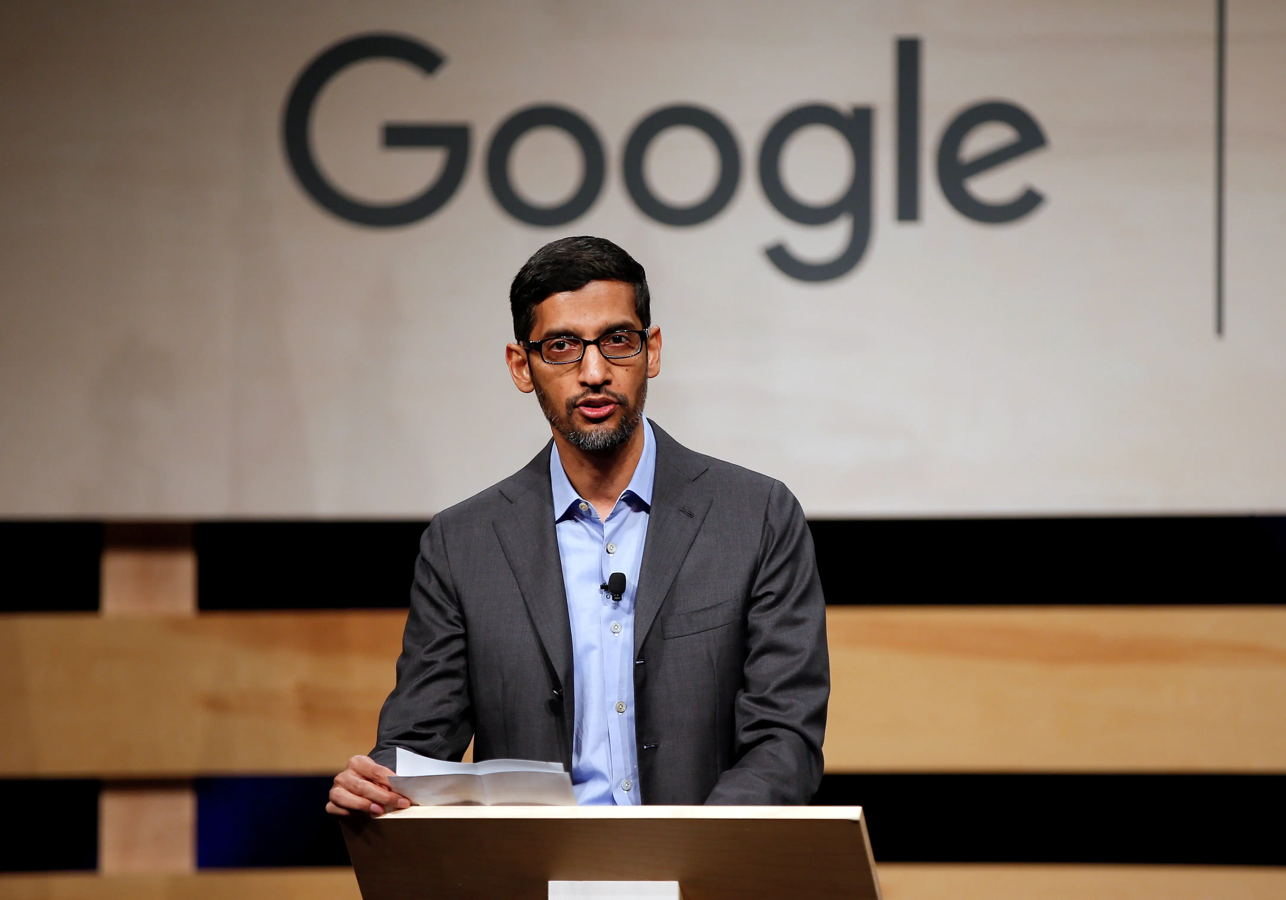 CEO Google, Sundar Pichai.