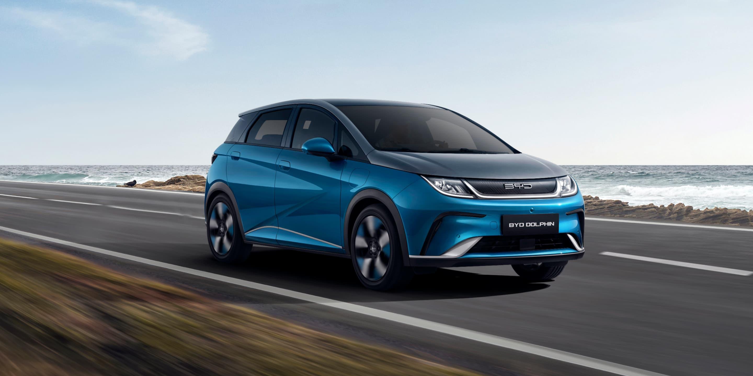 BYD Dolphin: hatchback eléctrico urbano.